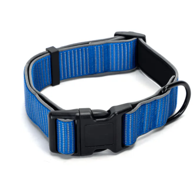 reflexný obojok modrý 4 cm-